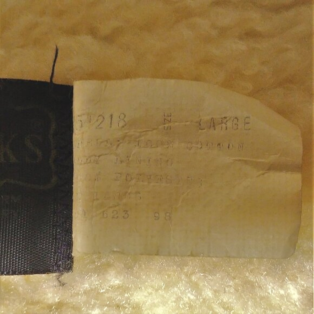 Roebucks Vintage Western Denim Jean Sherpa Wool Lined Winter Vest snap button - Picture 7 of 7